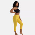3 4th Leggings Yellow Color