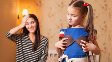 Image of a mom watching her daughter growing up