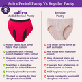 Adira Period Panty Vs Regular Panty