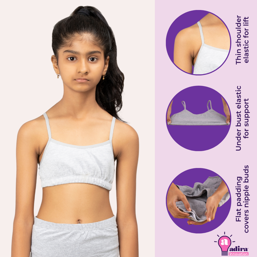 Adira, Flat Padded Camisole for Teens
