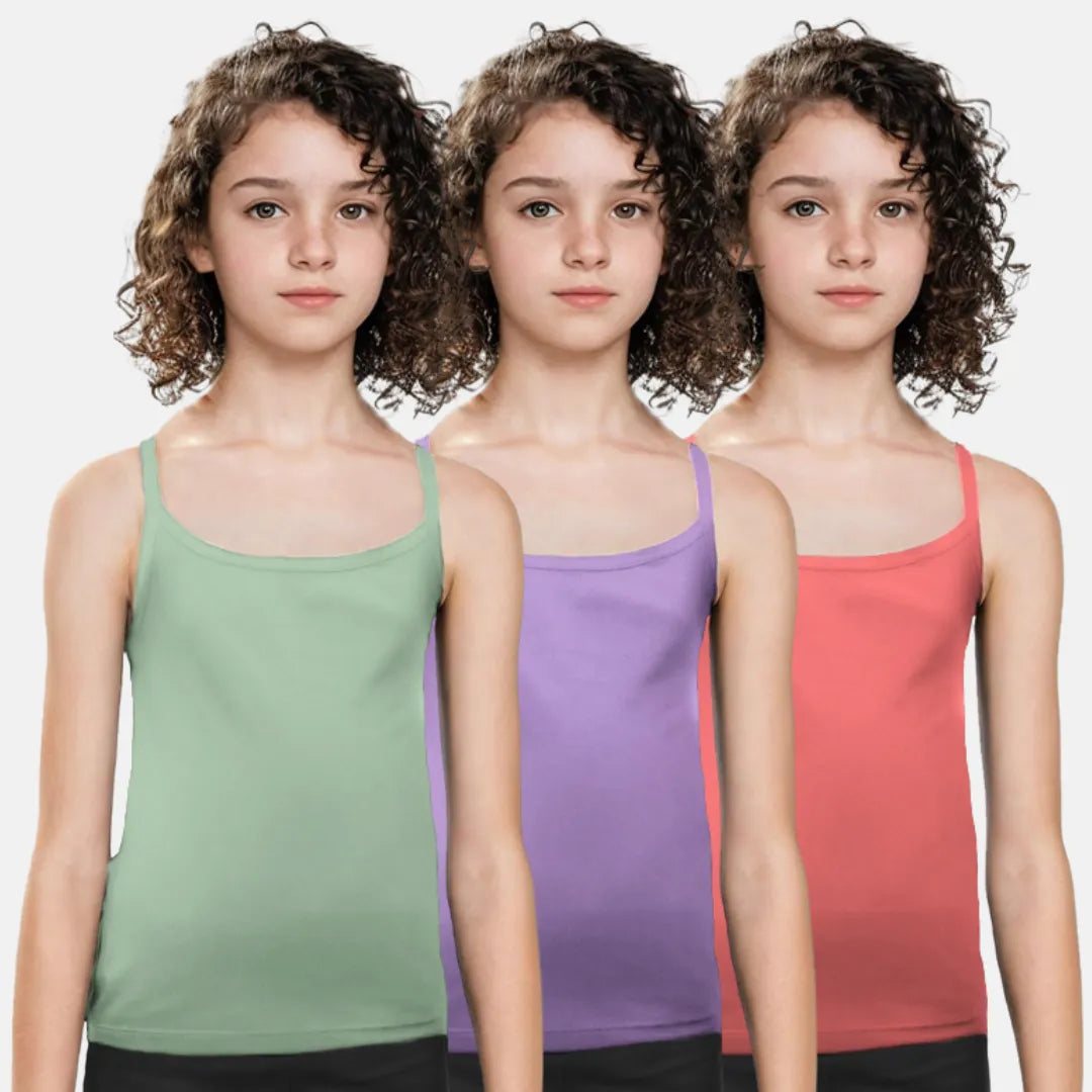 Adira Best Padded Camisole Sea Green, Lavender & Light Coral