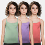 Adira Best Padded Camisole Sea Green, Lavender & Light Coral