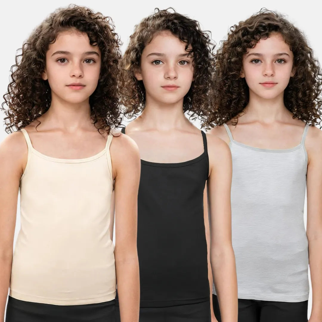 Adira Best Padded Camisole Skin, Black & Grey