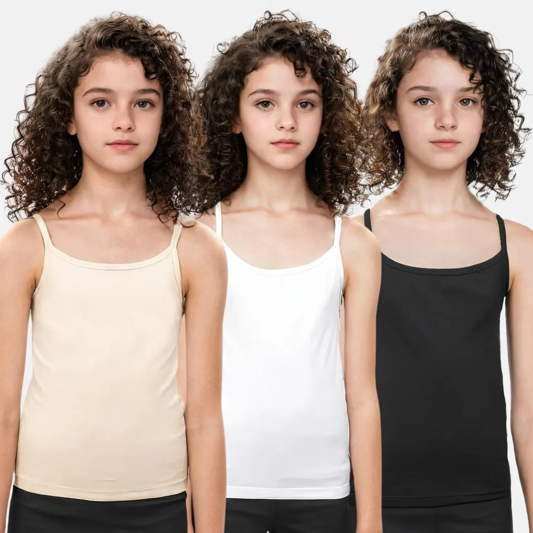 Adira Lightly Padded Camisole Skin, White & Black