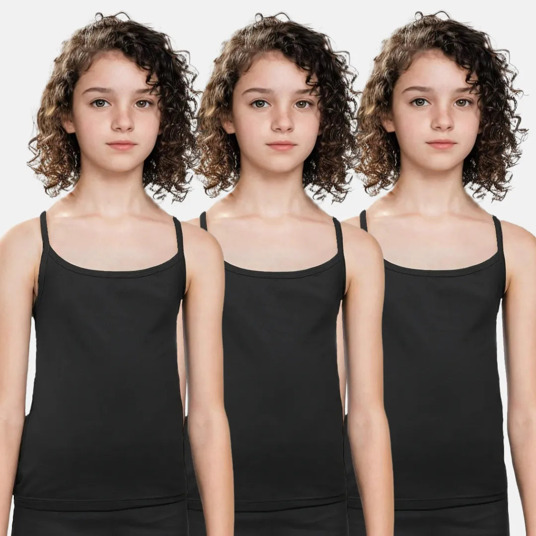 Adira Padded Camisole Bra Black Pack Of 3