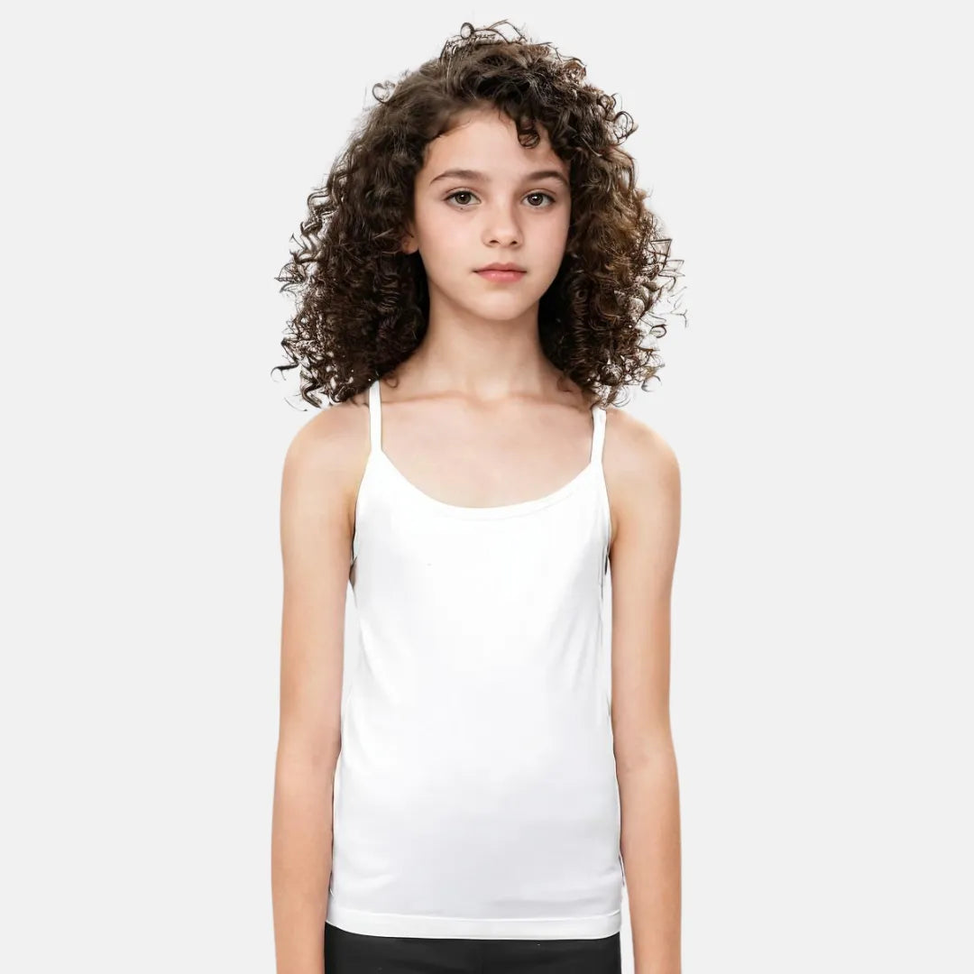 Adira Padded Tank Top White