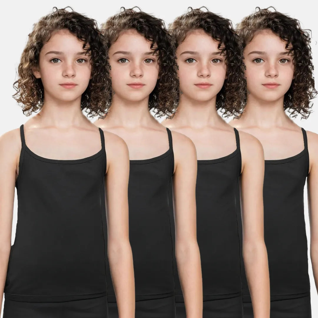 Adira Slips For Teens Black Pack Of 4