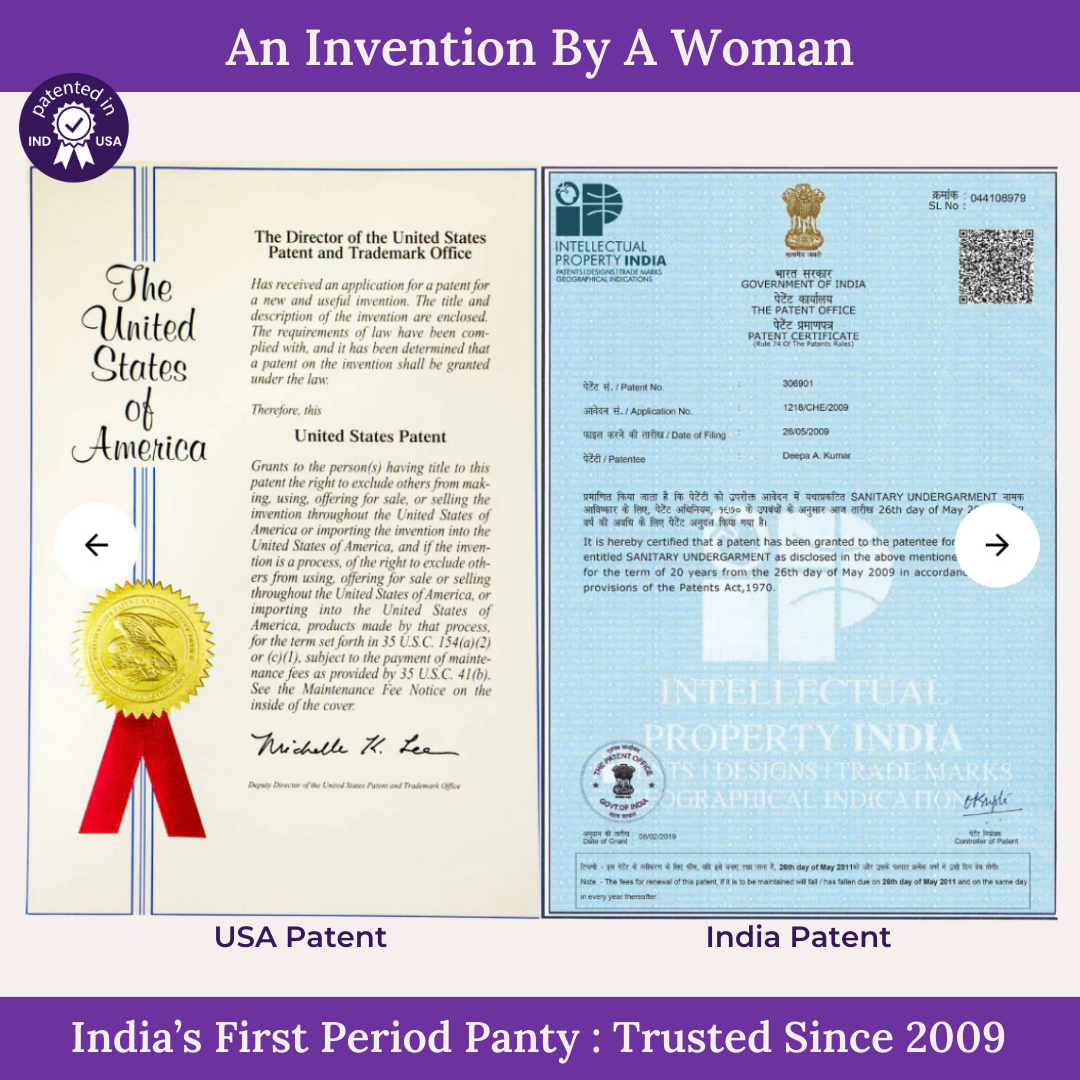 An Invention By A Woman: India’s First Period Panty - Trusted Since 2009
