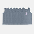 Baby Girl Sleeveless Vests Grey Pack Of 7