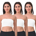 Bandeau Bra For Women White Pack Of 3