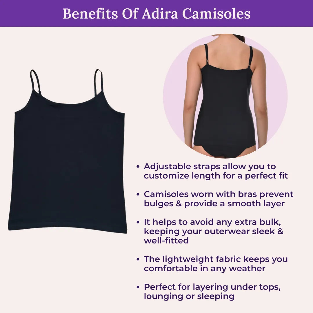 Benefits Of Adira Camisole Adjustable Strap