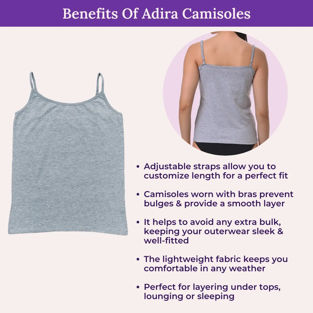 Benefits Of Adira Camisole Adjustable Strap