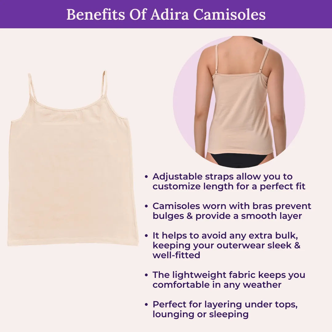 Benefits Of Adira Camisole Adjustable Strap