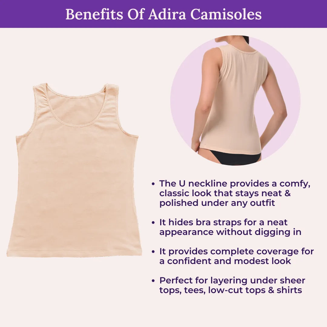 Benefits Of Adira Camisole Wider Strap