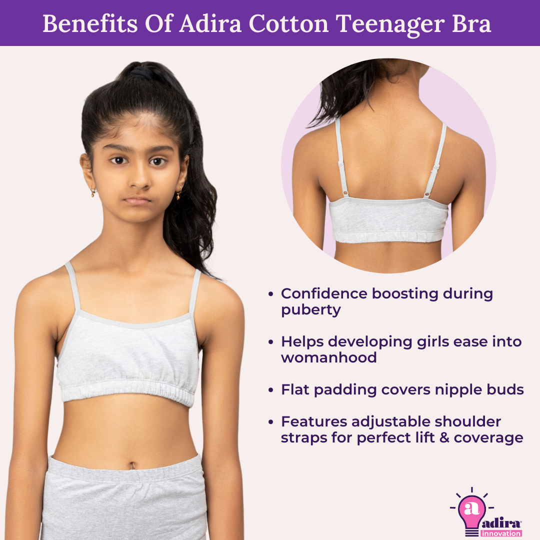 Benefits Of Adira Cotton Teenager Bra 
