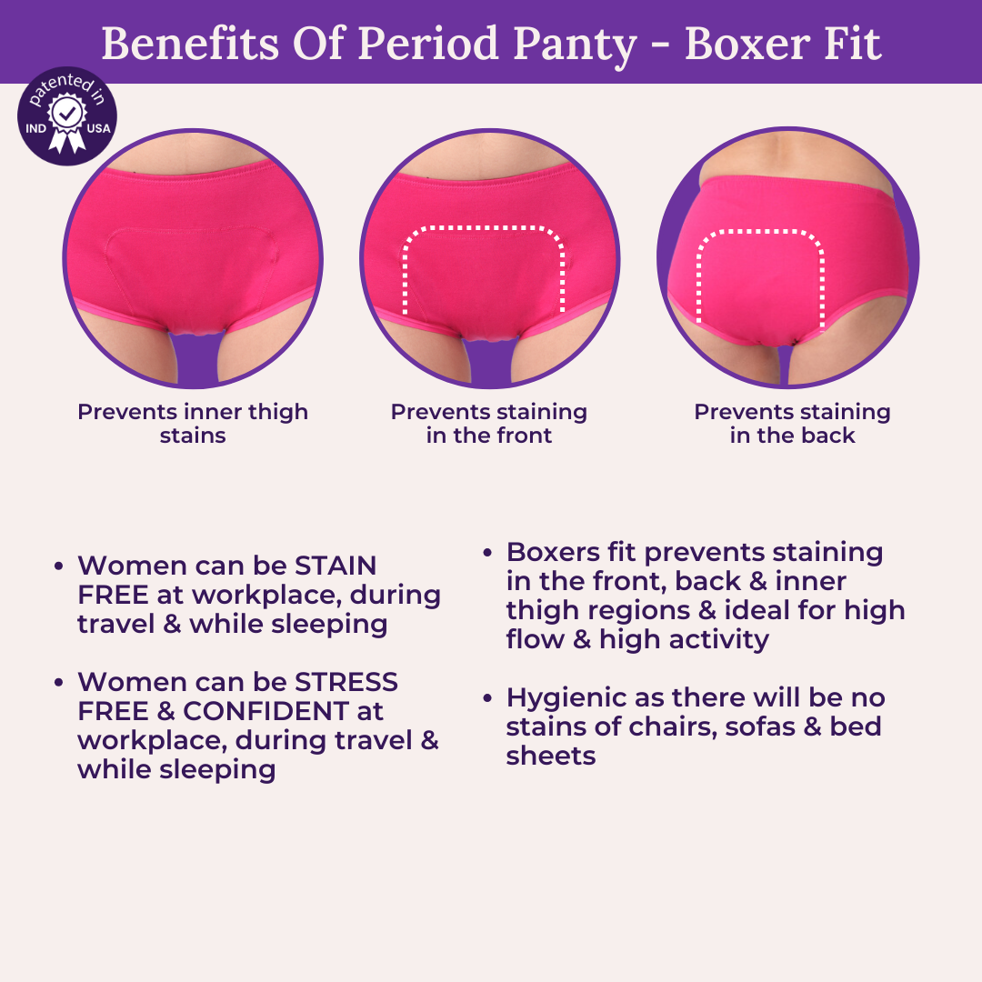 Benefits Of Adira Period Panty - Boxer Fit