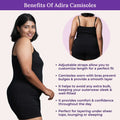 Benefits Of Adira Plus Size Camisole Adjustable Strap