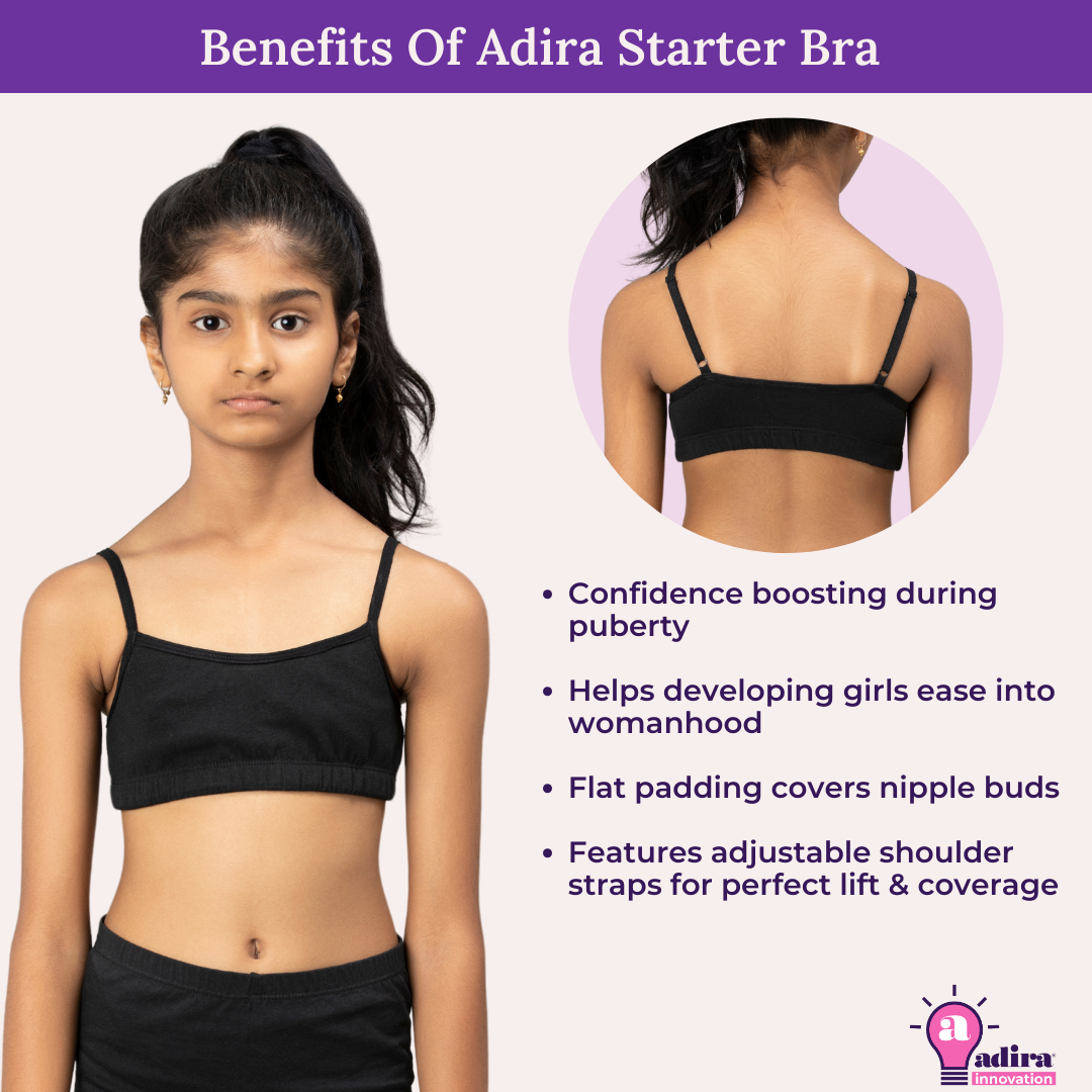 Buy Adira, Sports Bra For Small Girls, Training Bra, Flat Padding For  Nipple Coverage, Full Support Racer Back, Confidence For Sports, Soft  Modal