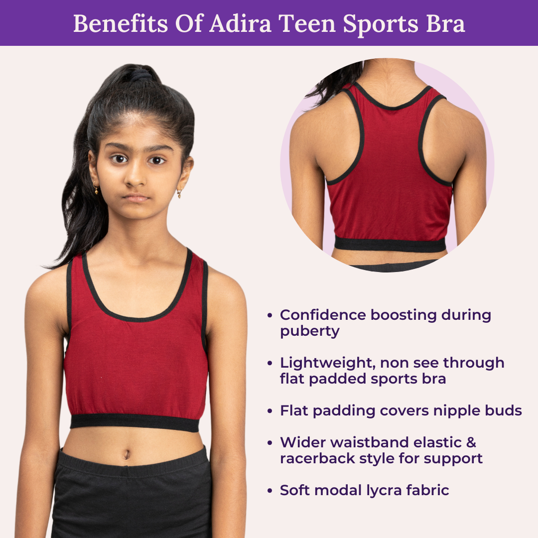 Benefits Of Adira Teen Sports Bra