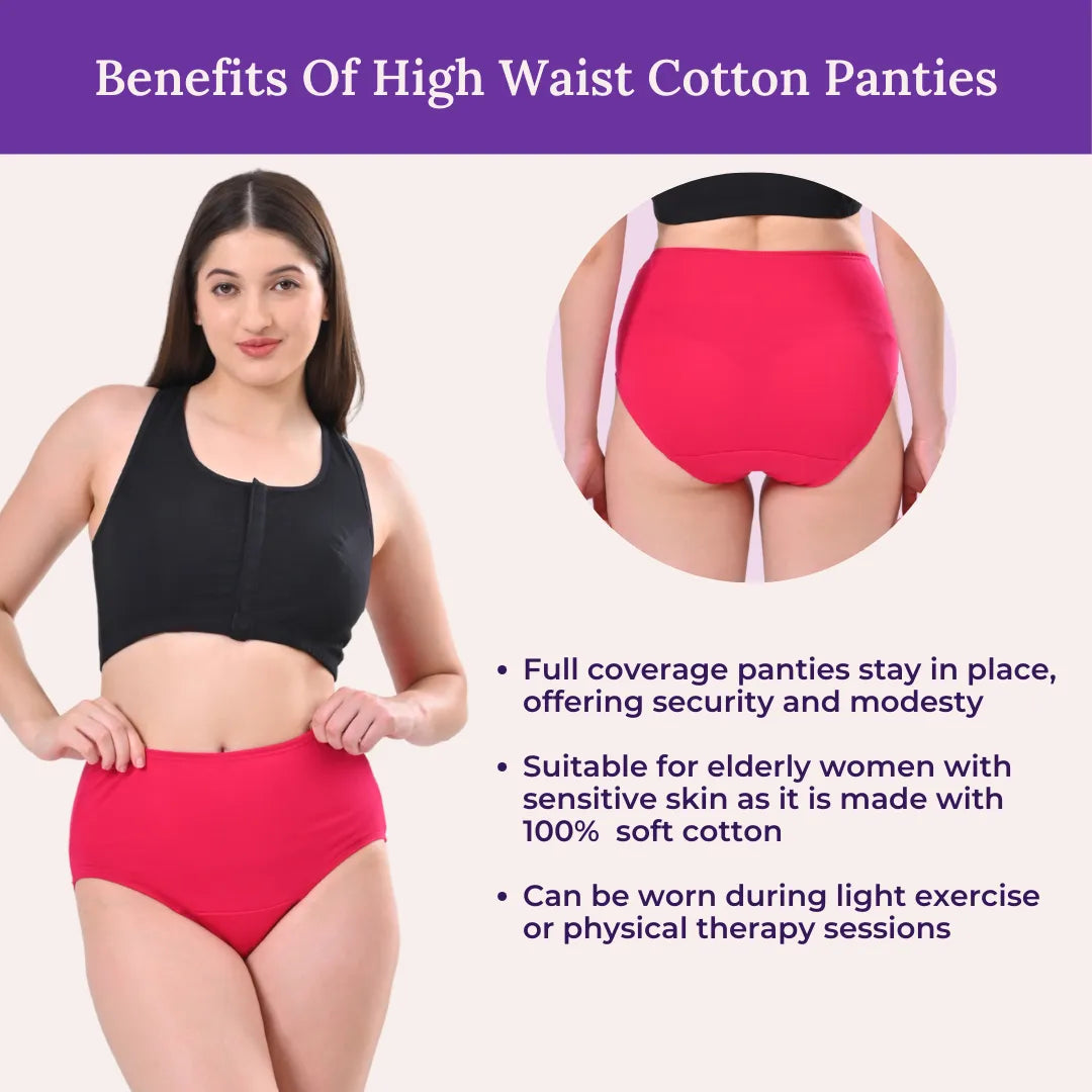 Benefits Of  High Waist Cotton Panties For Elderly