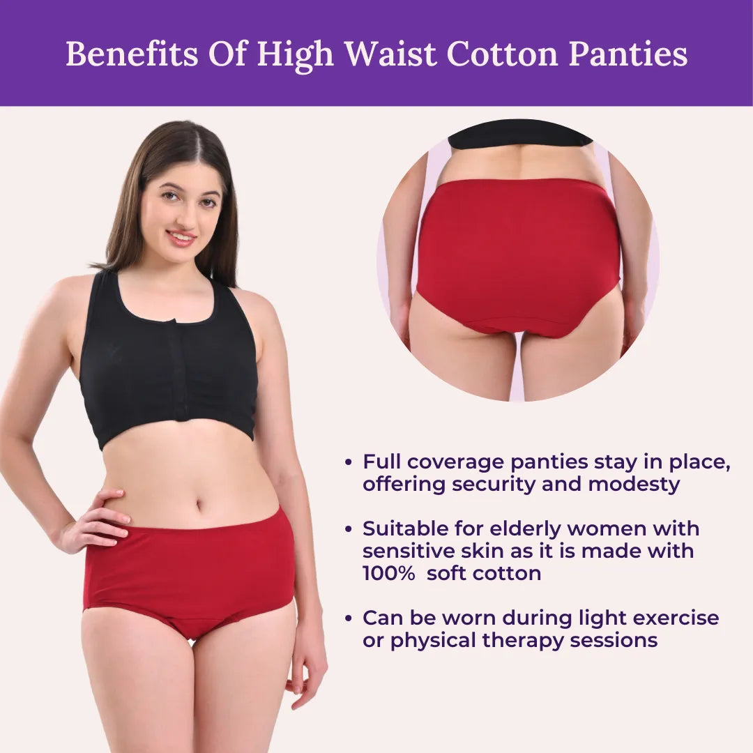 Benefits Of  High Waist Cotton Panties For Elderly