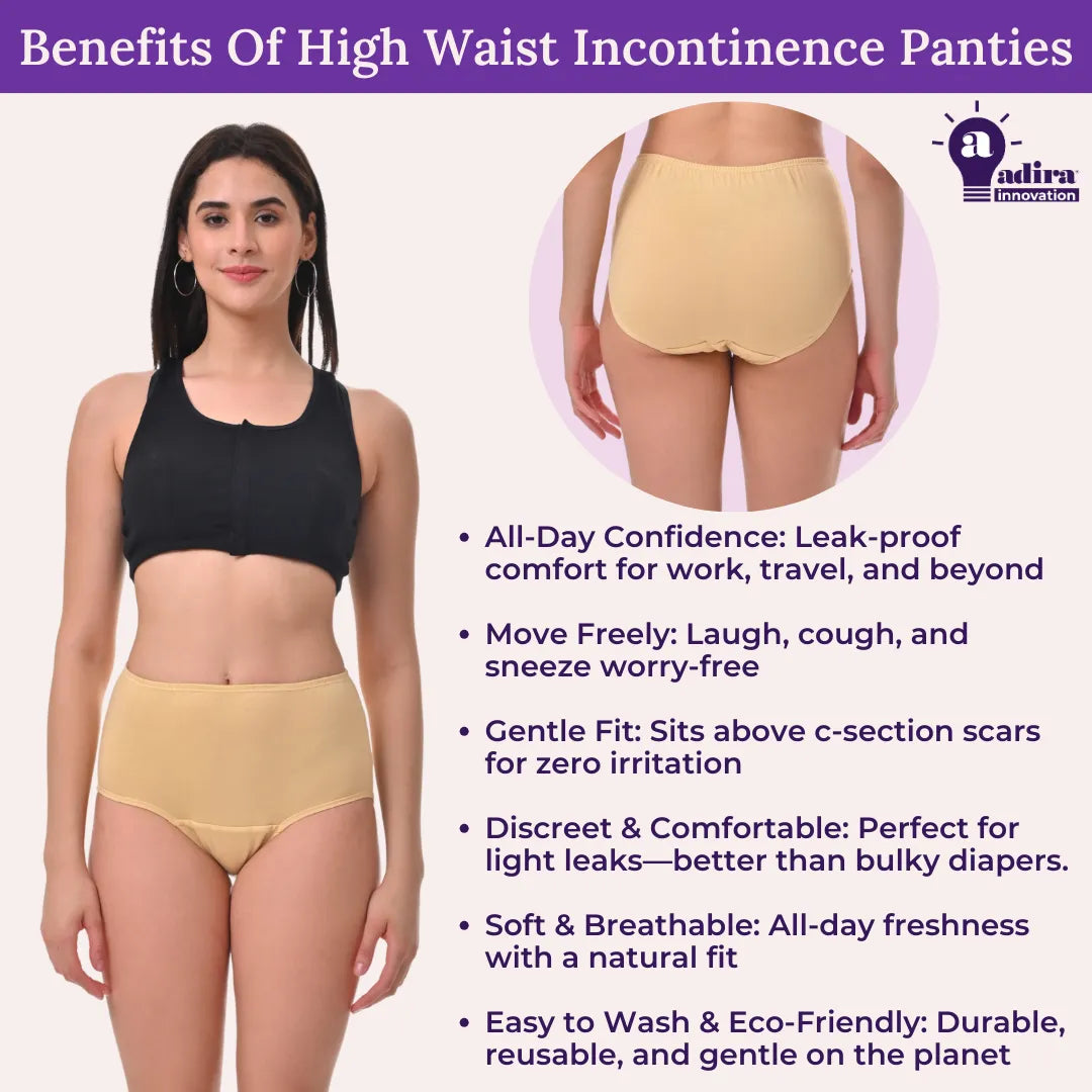 Benefits Of High Waist Incontinence Panties