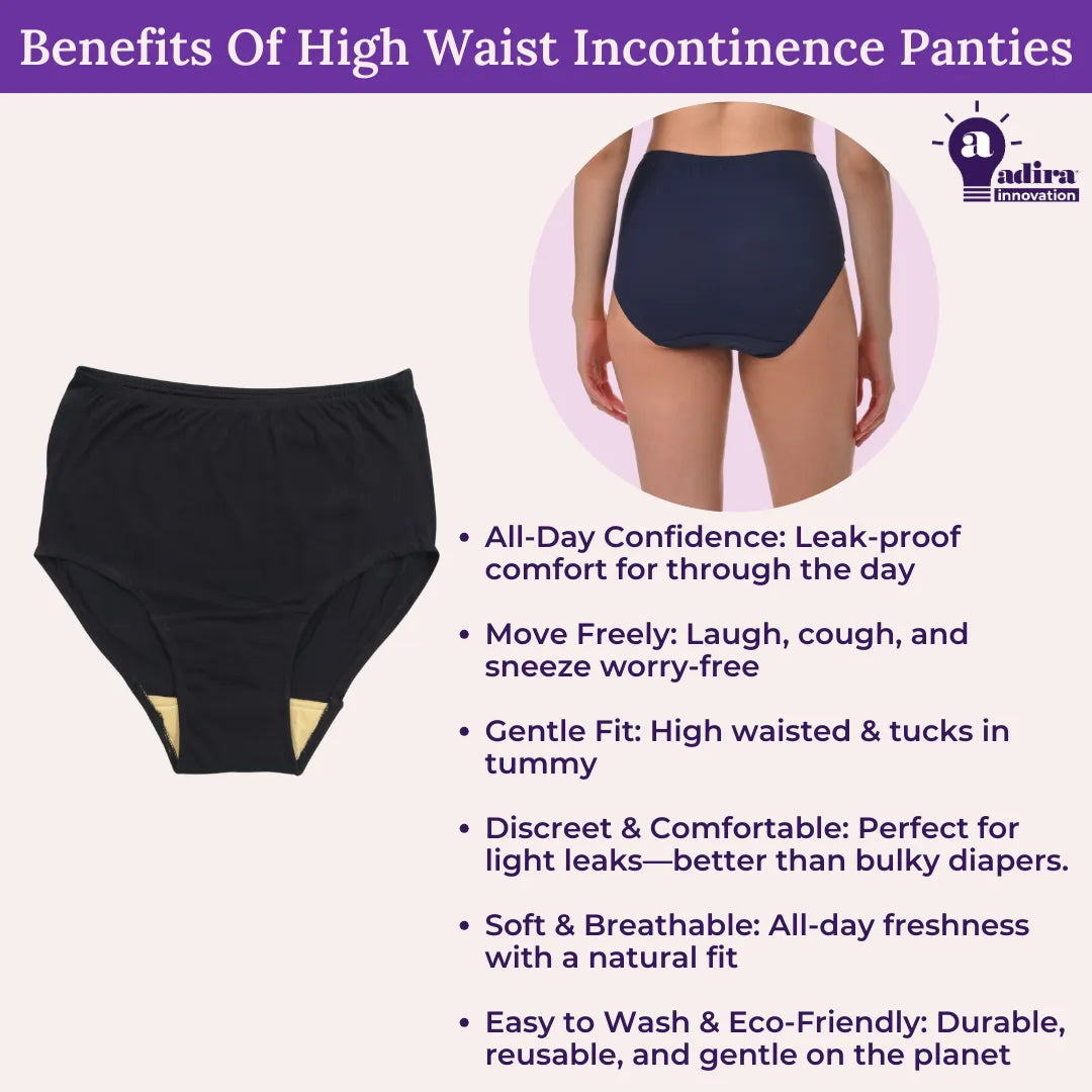 Benefits Of High Waist Incontinence Panties