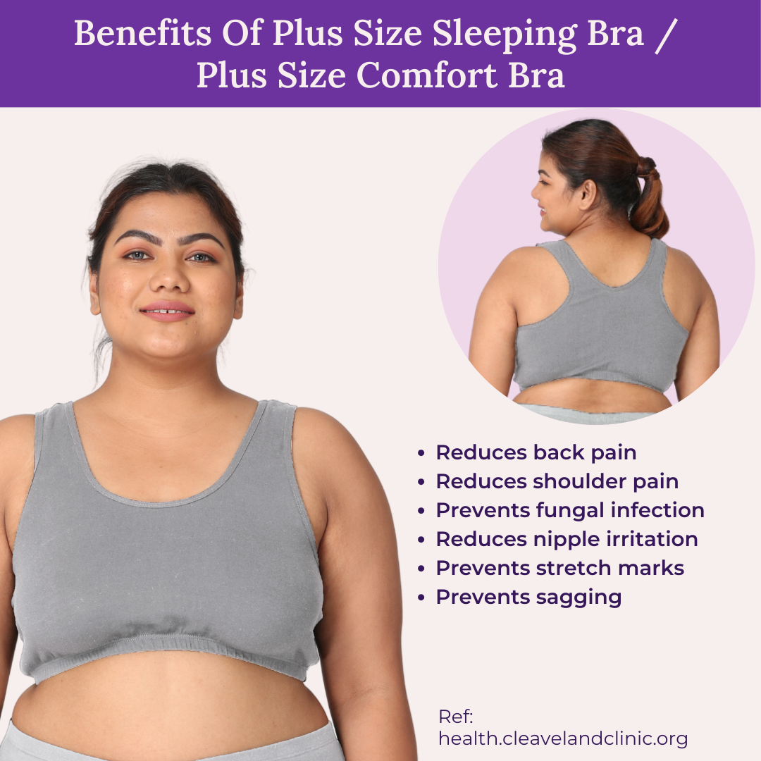 Benefits Of Plus Size Sleeping Bra / Plus Size Comfort Bra
