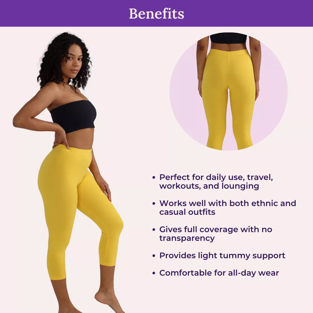 Benefits Of 3/4 Cotton Leggings