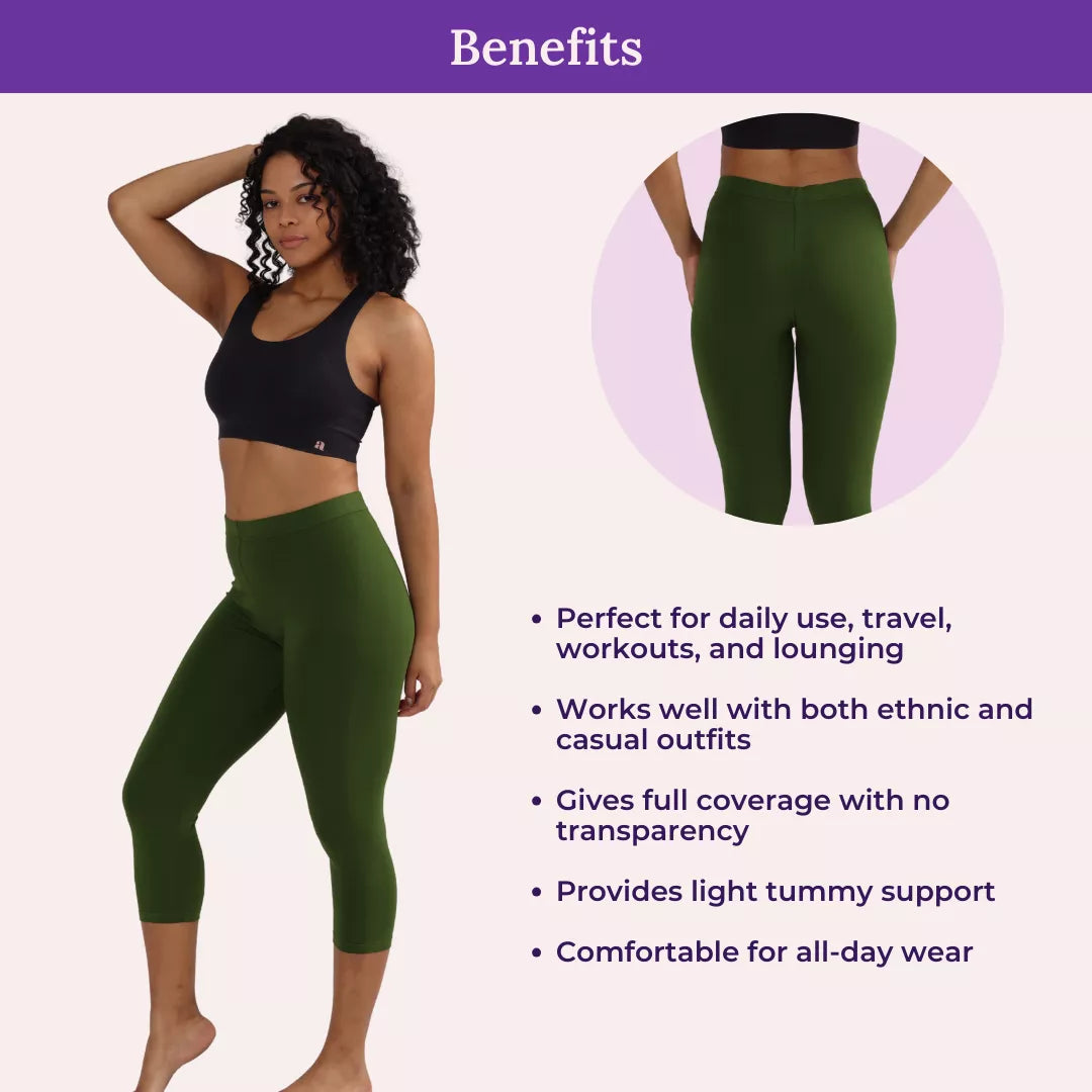 Benefits Of 3/4 Cotton Leggings
