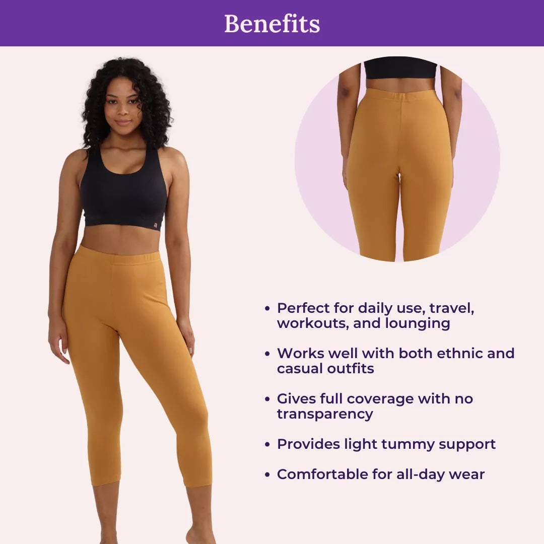 Benefits Of 3/4 Cotton Leggings