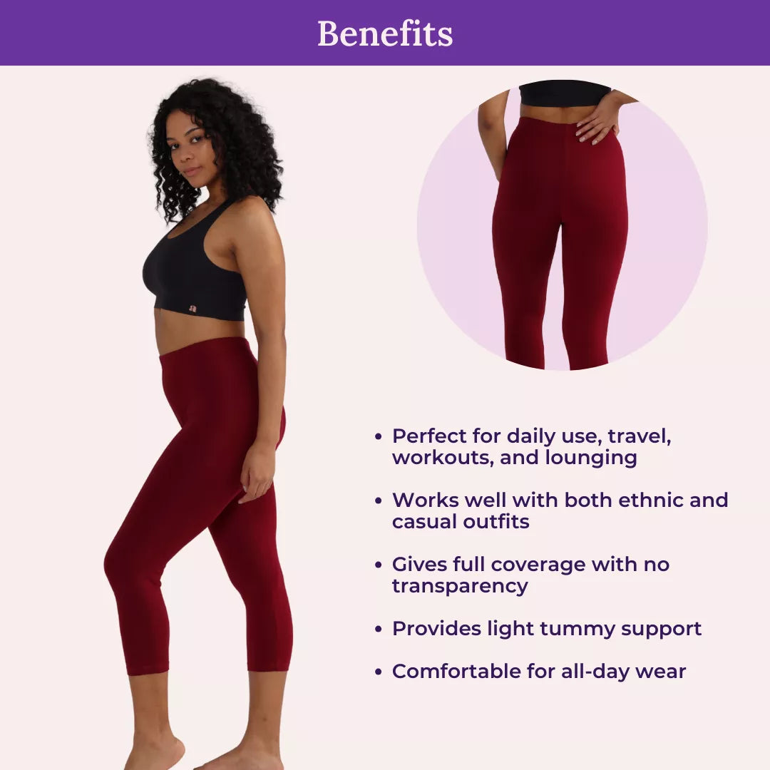 Benefits Of 3/4 Cotton Leggings