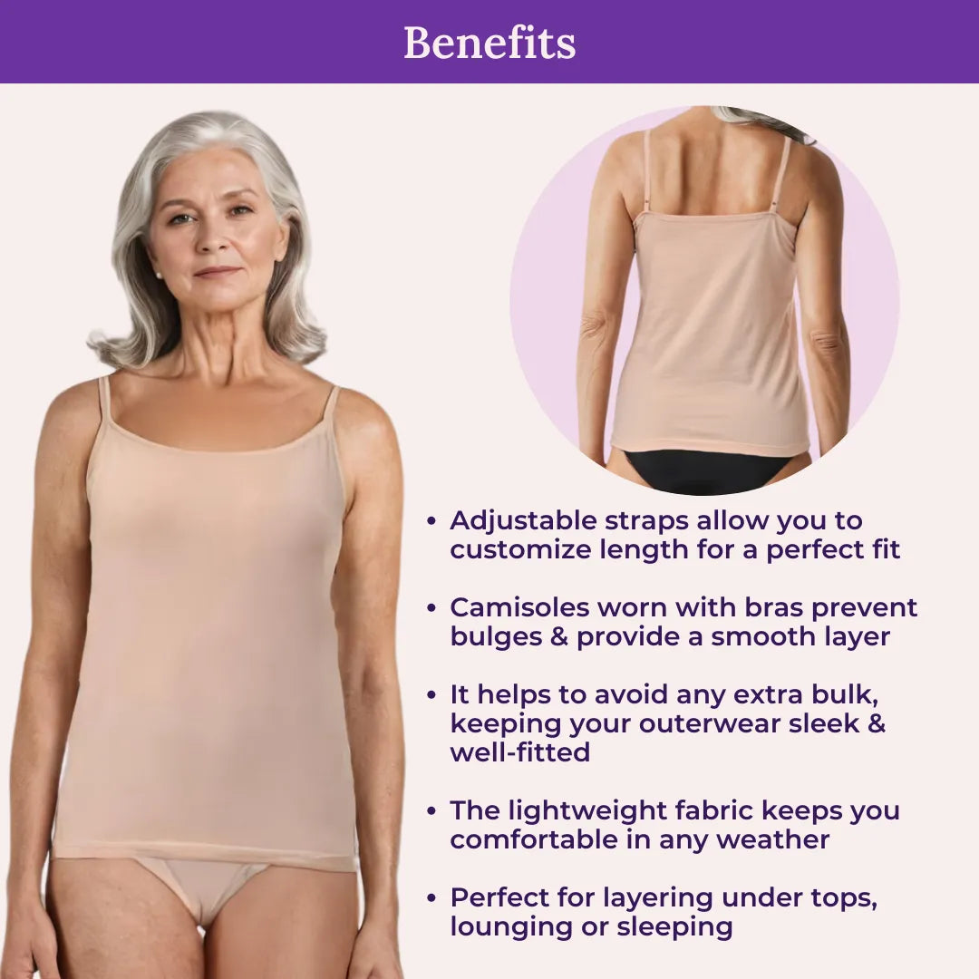 Benefits Of Adira Camisole Adjustable Strap