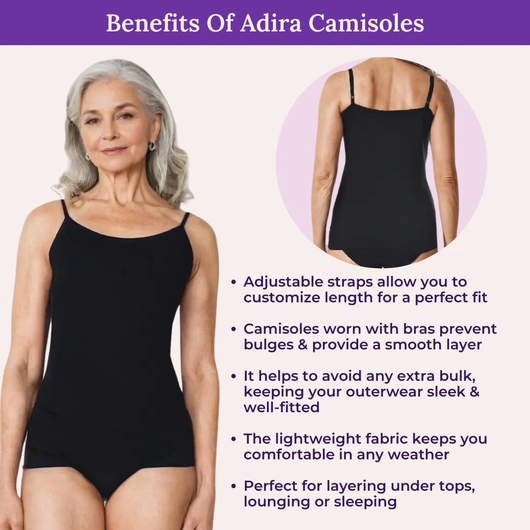 Benefits Of Adira Camisole Adjustable Strap