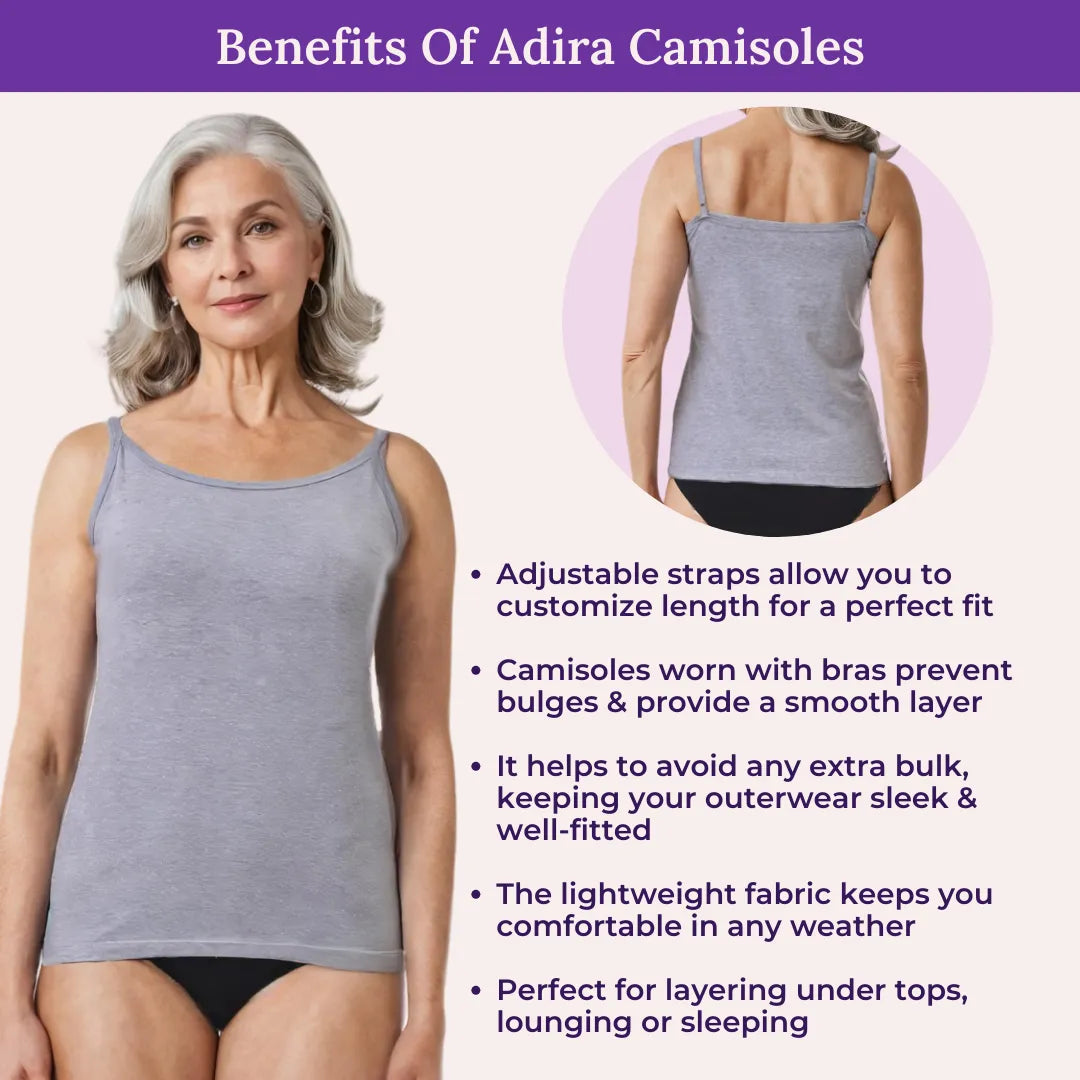 Benefits Of Adira Camisole Adjustable Strap