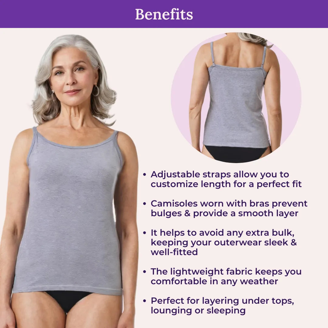 Benefits Of Adira Camisole Adjustable Strap