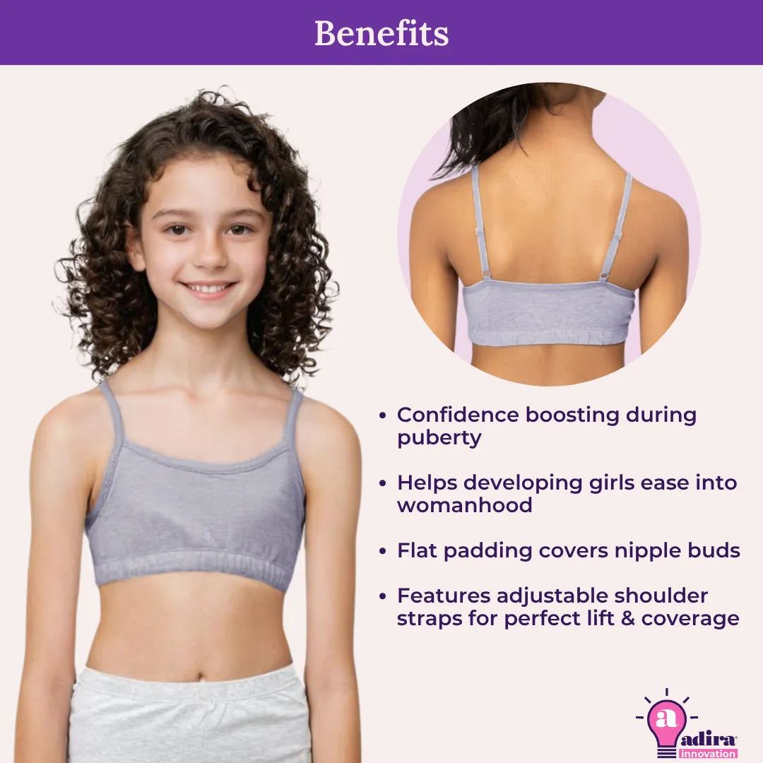 Benefits Of Adira Cotton Teenager Bra 