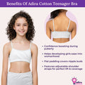 Benefits Of Adira Cotton Teenager Bra 