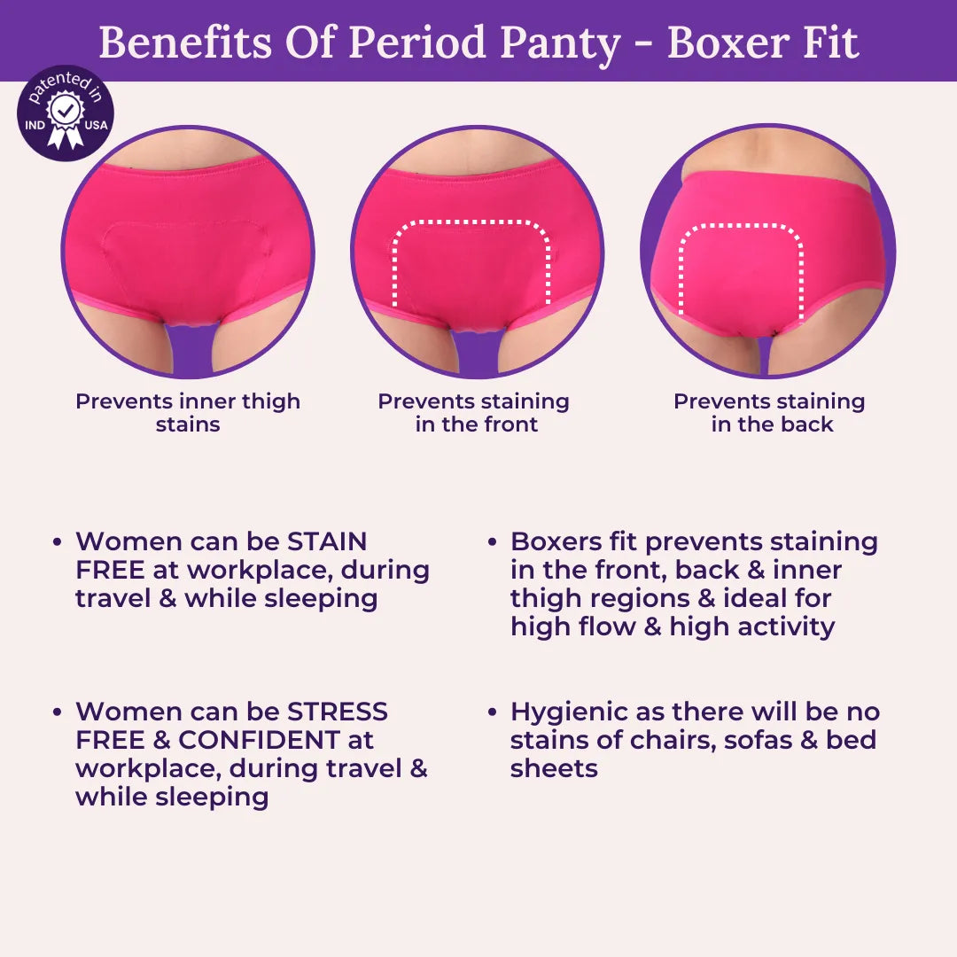 Benefits Of Adira Period Panty - Boxer Fit