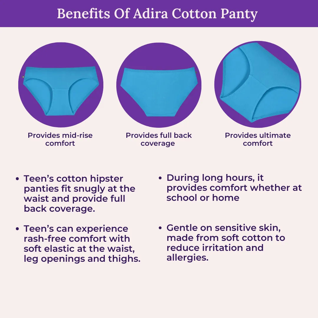 Benefits Of Adira Teen Cotton Panty 