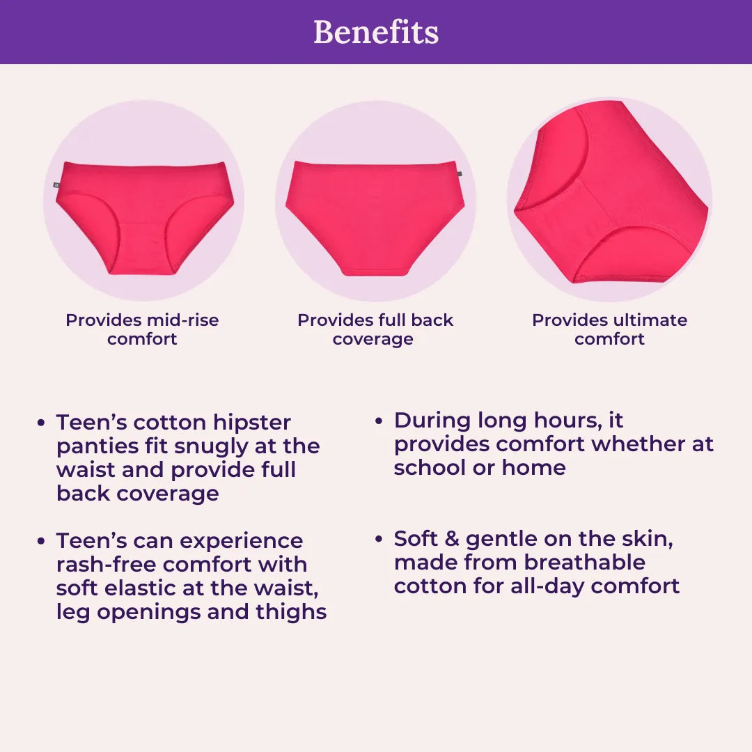 Benefits Of Adira Teen Cotton Panty