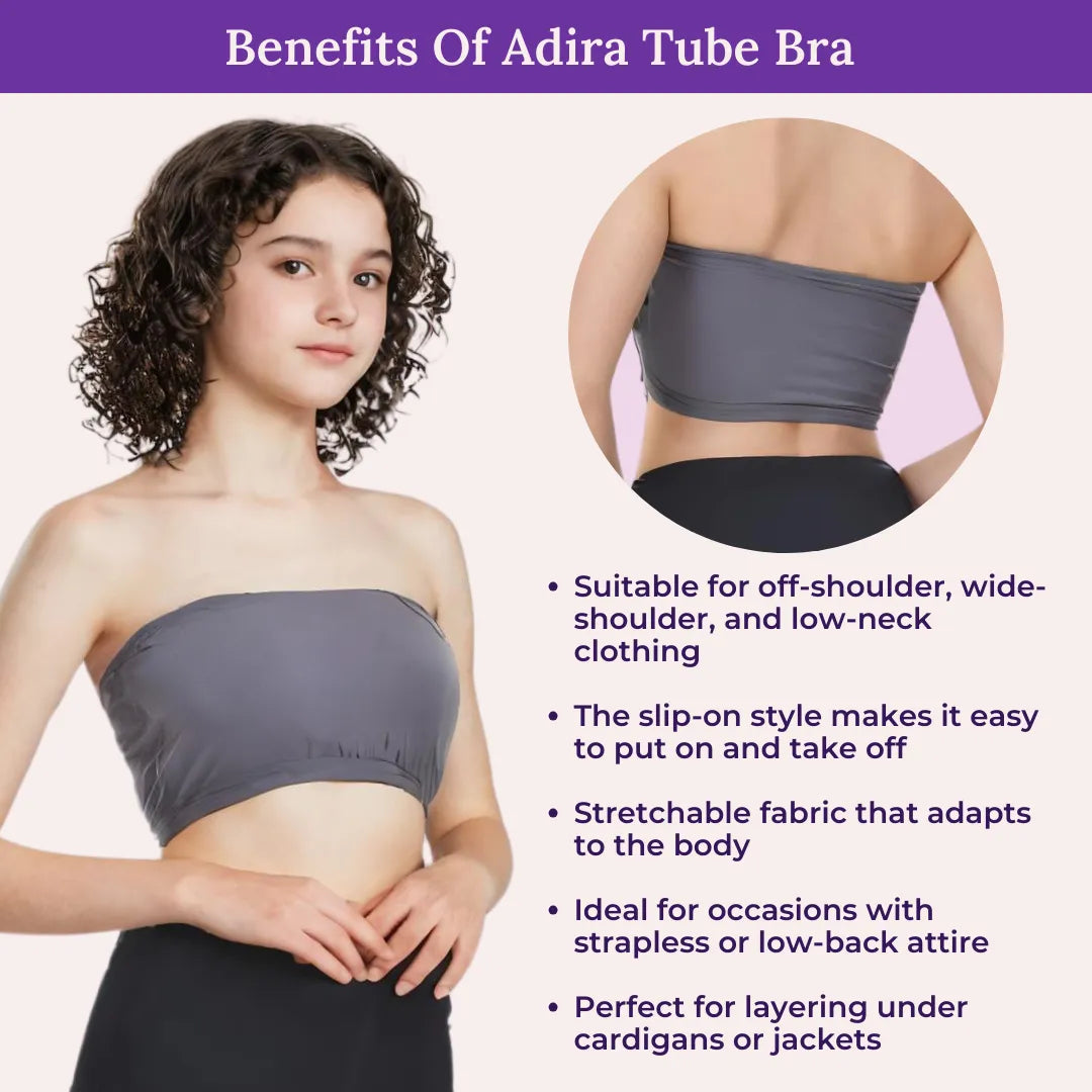 Benefits Of Adira Teen Tube Bra 