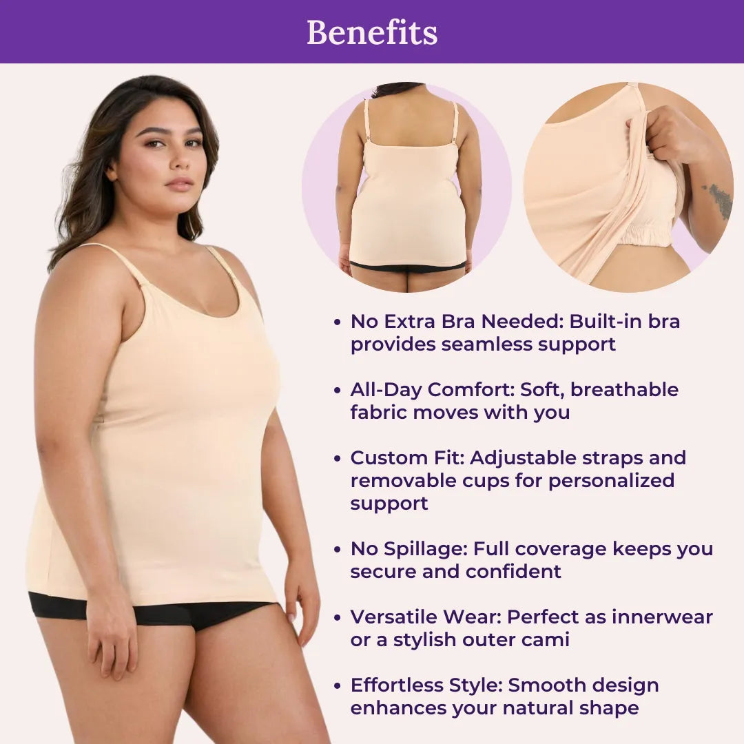 Benefits Of Best Camisole With Built In Bra For Large Breasts