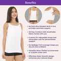 Benefits Of Cami Top With Built In Bra