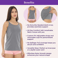 Benefits Of Camisole Tops With Built In Bra