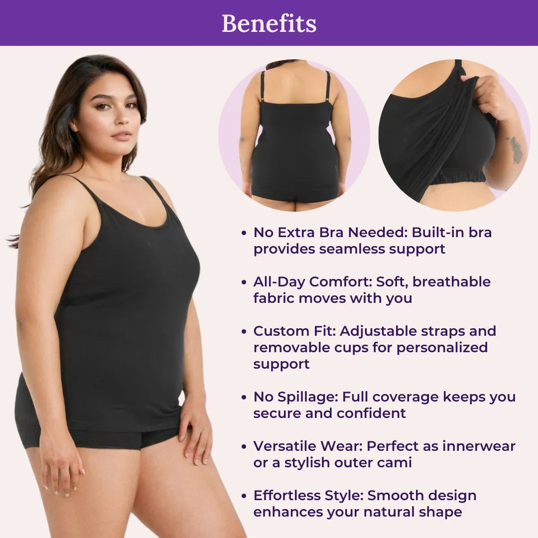 Benefits Of Camisole With Built In Bra For Large Breasts