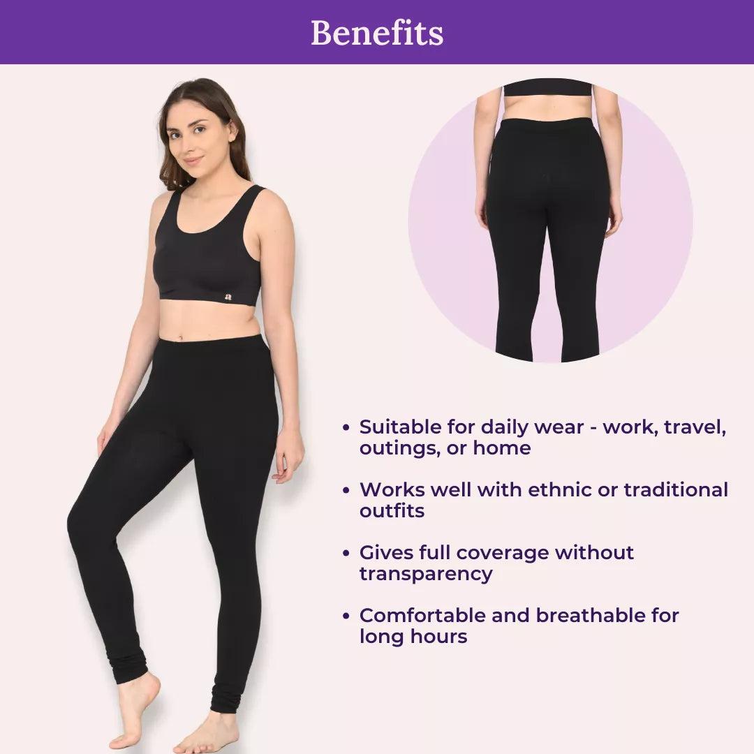 Benefits Of Churidar Leggings Black