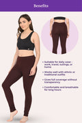 Churidar Leggings Brown color  for woman