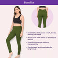 Benefits Of Churidar Leggings Green