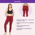 Benefits Of Churidar Leggings Maroon